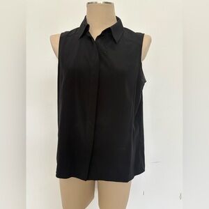 Chico's Black Sleeveless Blouse